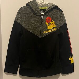 Jumping Beans Black and Gray Pikachu Hoodie